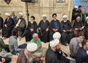 مراسم چهلم آیتالله شبیری زنجانی در مسجد اعظم قم برگزار شد